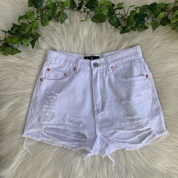 lulus denim shorts